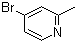 4-Bromo-2-methylpyridine molecular structure (CAS 22282-99-1)