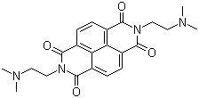 2,7-Bis[2-(dimethylamino)ethyl]benzo[lmn][3,8]phenanthroline-1,3,6,8(2H,7H)-tetrone molecular structure (CAS 22291-04-9)