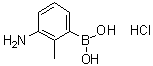 (3-Amino-2-methylphenyl)boronic acid hydrochloride molecular structure (CAS 2230901-24-1)