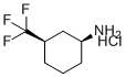 (1S,3R)-3-(trifluoromethyl)cyclohexan-1-amine, hydrochloride molecular structure (CAS 2231665-11-3)