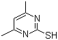 4,6-Dimethyl-2-mercaptopyrimidine molecular structure (CAS 22325-27-5)