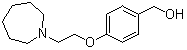 4-(2-Azepan-1-ylethoxy)benzyl alcohol molecular structure (CAS 223251-16-9)