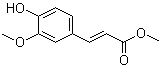 trans-Ferulic acid methyl ester molecular structure (CAS 22329-76-6)