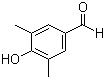 3,5-二甲基-4-羟基苯甲醛分子结构 (CAS 2233-18-3)