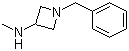 N-Methyl-1-(phenylmethyl)-3-azetidinamine molecular structure (CAS 223381-60-0)