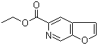 Furo[2,3-c]pyridine-5-carboxylic acid ethyl ester molecular structure (CAS 223389-14-8)