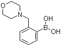 2-(吗啉-4-基甲基)苯硼酸分子结构 (CAS 223433-45-2)