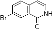 structure of CAS# 223671-15-6, 7-Bromo-1(2H)-isoquinolinone;7-Bromo-1-hydroxyisoquinoline; 7-Bromo-2H-isoquinolin-1-one; 7-Bromoisoquinolin-1-ol