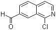 1-氯异喹啉-7-甲醛分子结构 (CAS 223671-53-2)