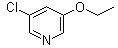 3-Chloro-5-ethoxypyridine molecular structure (CAS 223797-65-7)