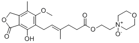 Mycophenolate mofetil N-oxide molecular structure (CAS 224052-51-1)