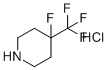 4-Fluoro-4-(trifluoromethyl)piperidine hydrochloride (1:1) molecular structure (CAS 2241140-83-8)