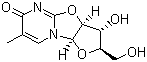 2,2'-Anhydro-5-methyluridine molecular structure (CAS 22423-26-3)