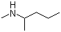 N-Methylpentane-2-amine molecular structure (CAS 22431-10-3)