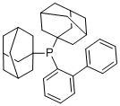[1,1'-biphenyl]-2-ylbis(tricyclo[3.3.1.13,7]dec-1-yl)-Phosphine molecular structure (CAS 224311-55-1)
