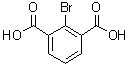 structure of CAS# 22433-91-6, 2-Bromo-1,3-benzenedicarboxylic acid;2-Bromoisophthalic acid; NSC 312822; NSC 312849