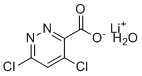 structure of CAS# 2245111-15-1, 4,6-Dichloro-pyridazine-3-carboxylic acid lithium salt monohydrate