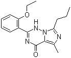 结构式 CAS# 224789-21-3, 2-(2-乙氧基苯基)-5-甲基-7-丙基-3H-咪唑并[5,1-f][1,2,4]三嗪-4-酮