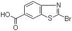 2-Bromo-6-benzothiazolecarboxylic acid molecular structure (CAS 22514-58-5)