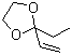 structure of CAS# 22515-82-8, 2-Ethyl-2-vinyl-1,3-dioxolane