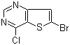 6-Bromo-4-chlorothieno[3,2-d]pyrimidine molecular structure (CAS 225385-03-5)