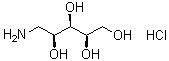 1-Amino-1-deoxy-D-xylitol hydrochloride molecular structure (CAS 22566-18-3)