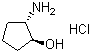 cis-(1S,2R)-2-Aminocyclopentanol hydrochloride molecular structure (CAS 225791-13-9)