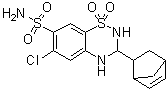 结构式 CAS# 2259-96-3, 莰烯氯噻嗪