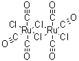Dichlorotricarbonylruthenium dimer molecular structure (CAS 22594-69-0)