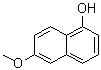 结构式 CAS# 22604-07-5, 6-甲氧基-1-萘酚