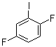 结构式 CAS# 2265-92-1, 1,4-二氟-2-碘苯