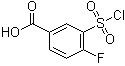 structure of CAS# 2267-40-5, 3-Chlorosulfonyl-4-fluorobenzoic acid