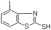 4-甲基-2-巯基苯并噻唑分子结构 (CAS 2268-77-1)