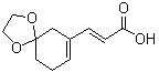 (2E)-3-(1,4-Dioxaspiro[4.5]dec-7-en-7-yl)-2-propenoic acid molecular structure (CAS 226916-19-4)