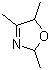 structure of CAS# 22694-96-8, 2,4,5-Trimethyl-3-oxazoline