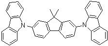 9,9'-(9,9-二甲基-9H-芴-2,7-二基)二-9H-咔唑分子结构 (CAS 226958-06-1)
