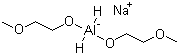 二氢双(2-甲氧乙氧基)铝酸钠分子结构 (CAS 22722-98-1)