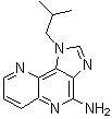 1-(2-甲基丙基)-1H-咪唑并[4,5-c][1,5]萘啶-4-胺分子结构 (CAS 227318-71-0)
