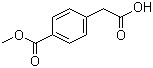 structure of CAS# 22744-12-3, 4-(Methoxycarbonyl)phenylacetic acid;4-Carboxymethylbenzoic acid methyl ester