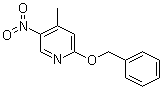 结构式 CAS# 22754-93-4, 4-甲基-5-硝基-2-(苄氧基)吡啶