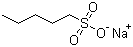 Sodium pentanesulfonate molecular structure (CAS 22767-49-3)