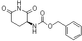 (-)-2,6-二氧代-3-哌啶氨基甲酸苄酯分子结构 (CAS 22785-43-9)