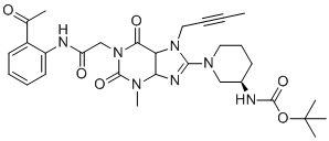 Linagliptin impurity KH-3 molecular structure (CAS 2279114-27-9)