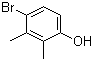 4-溴-2,3-二甲基苯酚分子结构 (CAS 22802-37-5)