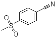 结构式 CAS# 22821-76-7, 4-甲烷磺酰基苯甲腈