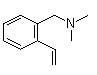 2-乙烯基-N,N-二甲基苄胺分子结构 (CAS 22826-55-7)