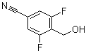 3,5-二氟-4-(羟基甲基)苯甲腈分子结构 (CAS 228421-83-8)