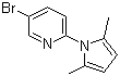 5-溴-2-(2,5-二甲基吡咯-1-基)吡啶分子结构 (CAS 228710-82-5)