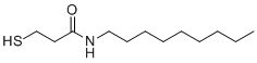 structure of CAS# 228716-16-3, N-Nonyl-3-sulfanylpropanamide;C9-1AT