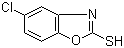 5-氯-2-巯基苯并恶唑分子结构 (CAS 22876-19-3)